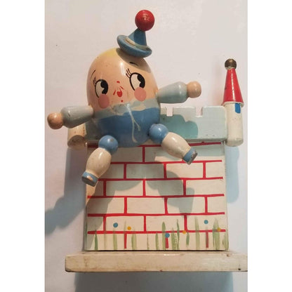 Humpty Dumpty Bedroom Bathroom Set 3 Piece 1960s Vintage Irmi Originals Kids