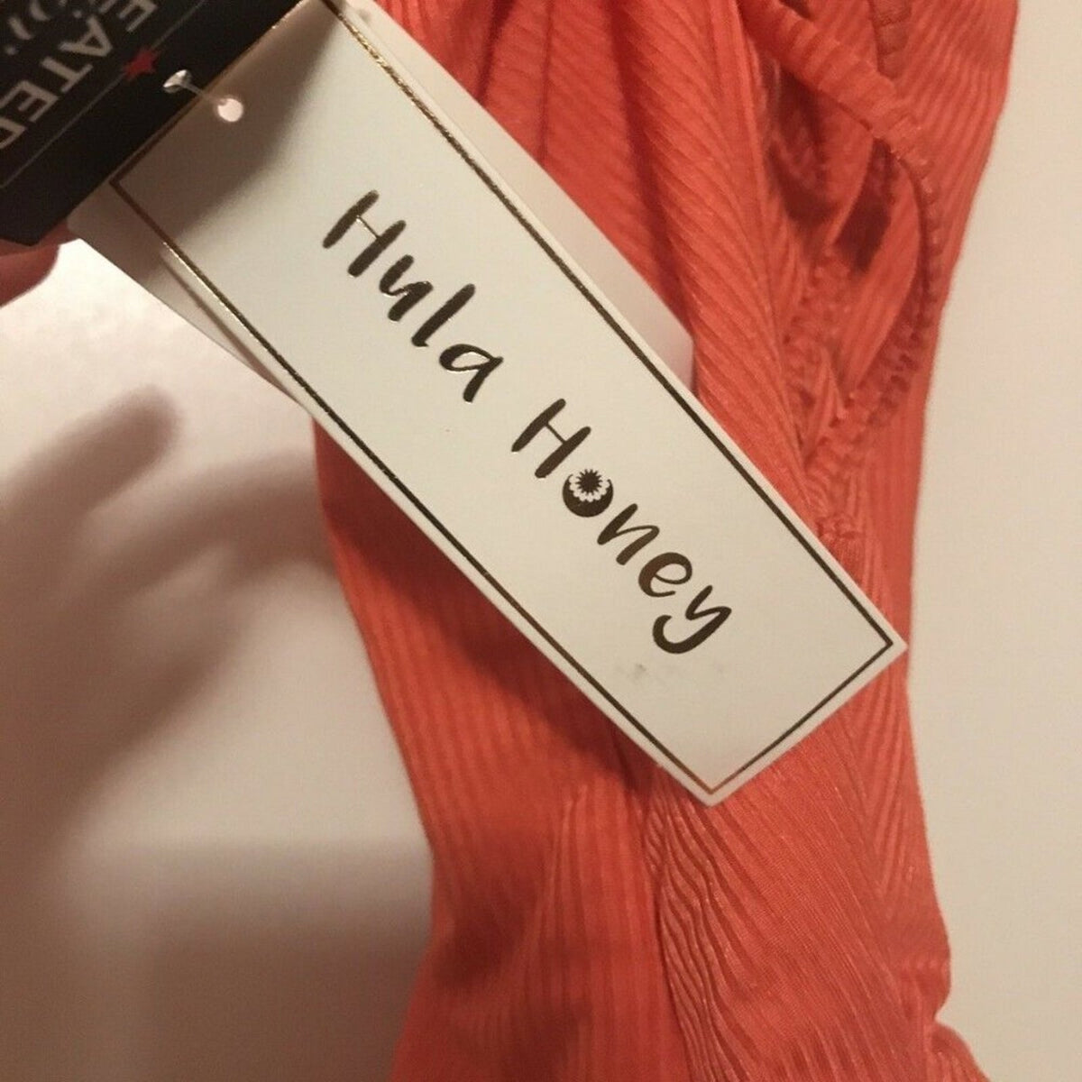 NWT Hula Honey Juniors' Shimmer One-Piece Swimsuit Size Small