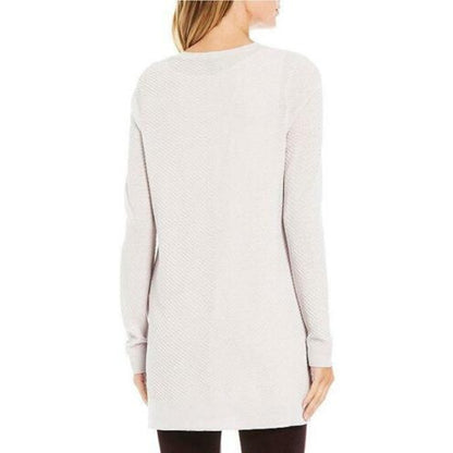 Eileen Fisher NWT Side Slit Wool Ballet Ceramic Tunic Sweater Size XS