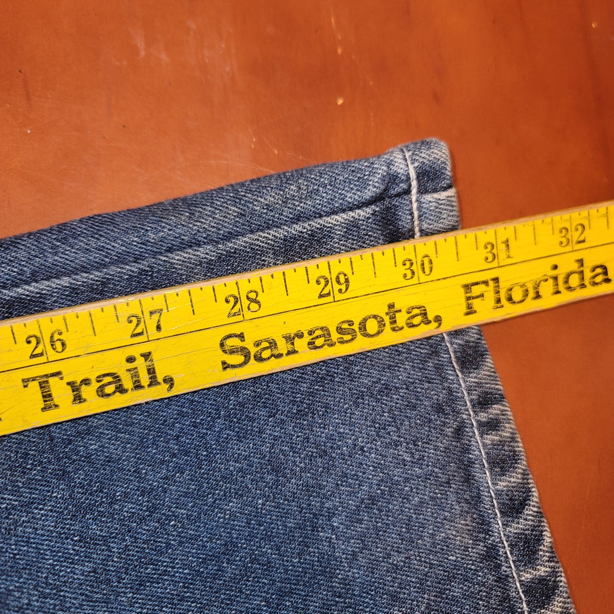Guide Gear Vintage Coverall Overalls XL blue denim Brass button 30" Inseam