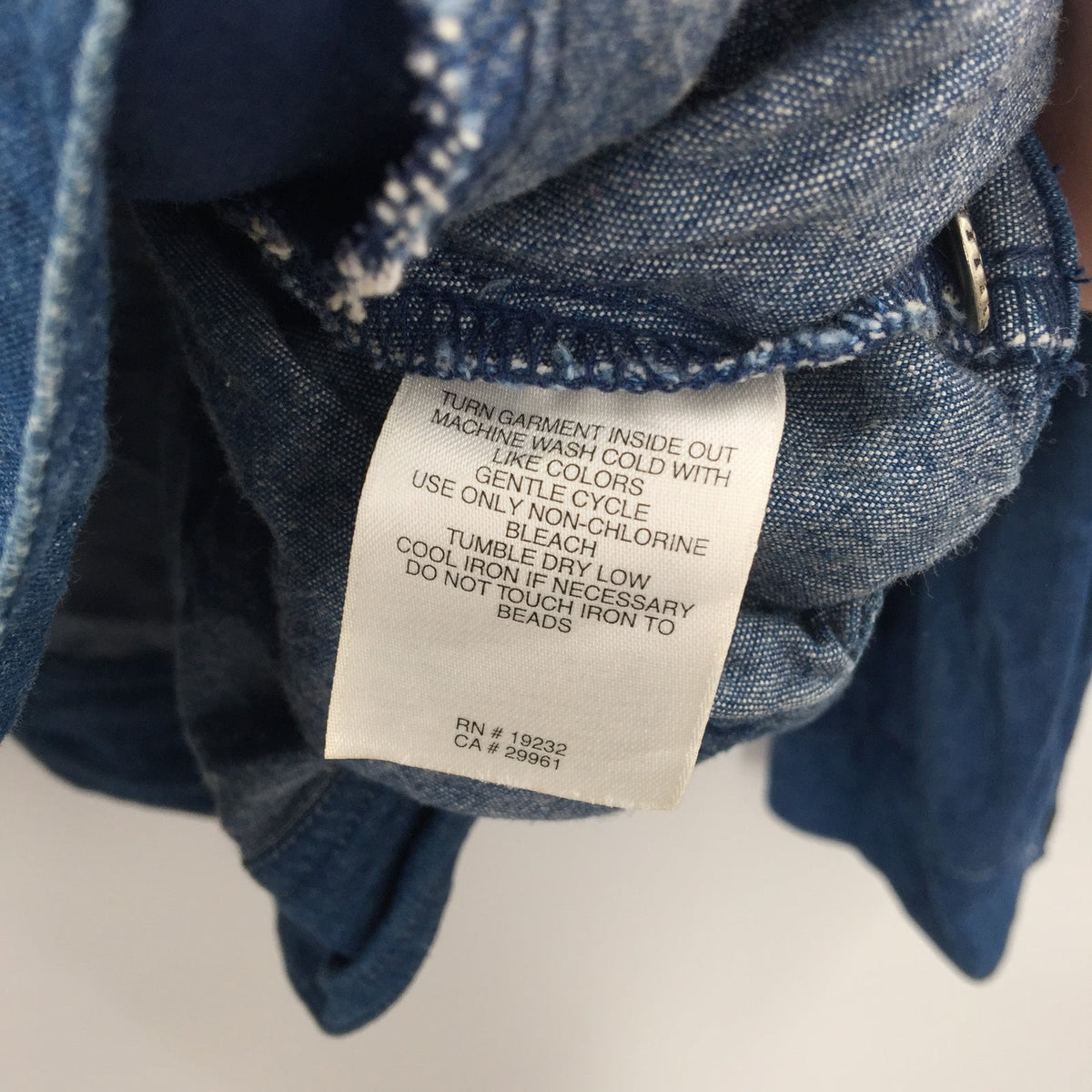 Alfred Dunner Embroidered  Flowers Denim Jacket Long Sleeves Blue Size 16