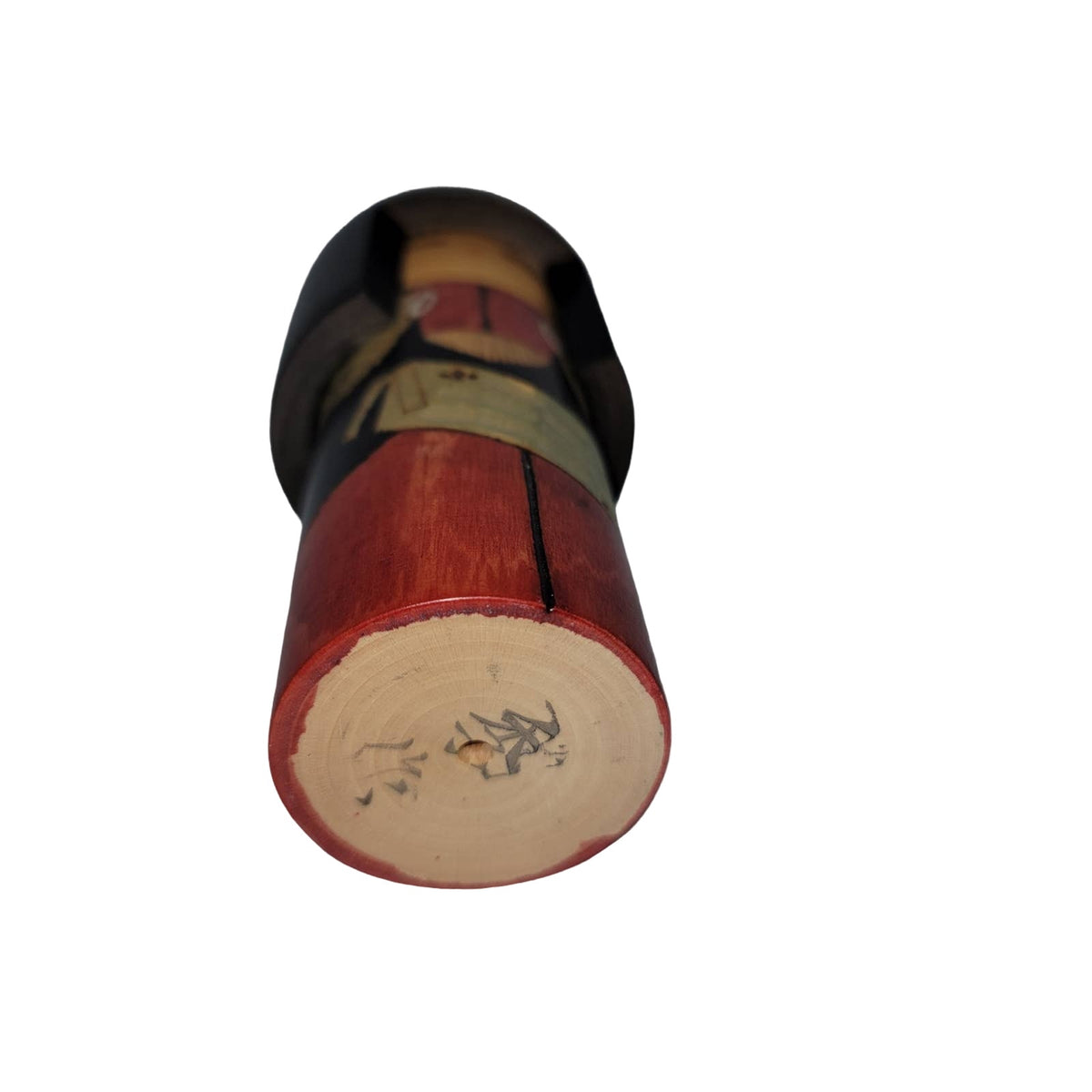 KOKESHI DOLL signed KISAKU wooden Japanese decorative toy Geisha Maiko