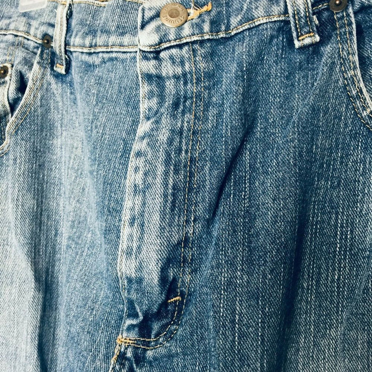 Wrangler Men's Genuine Comfort Relaxed Fit Denim Jeans Blasted Indigo 38" x 29"