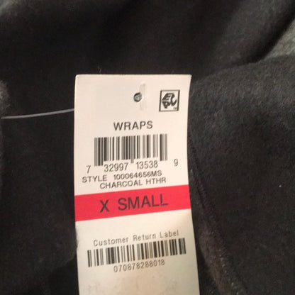 Alfani Super soft wrap robe Charcoal Heather Size X-Small