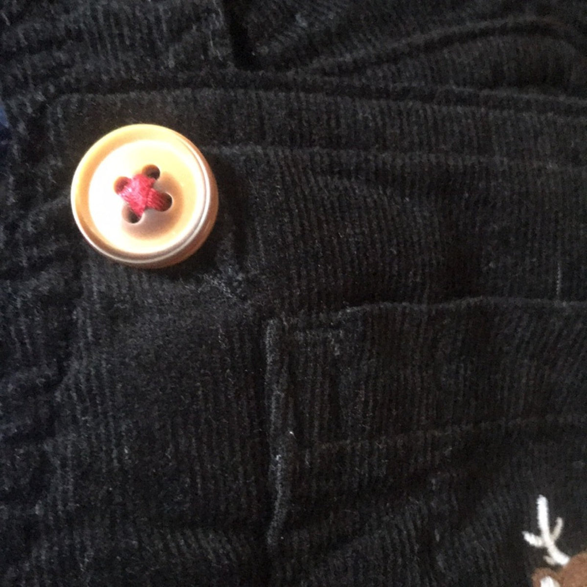 Joe Fresh NEW Kids Black Corduroy Overalls 3-6 Months