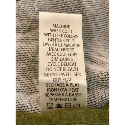Max Studio Split Neck Long Sleeve Pullover Size Small in Sage Green NWT