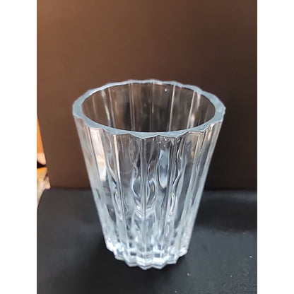 Marquis by Waterford Crystal Vase Oval 9" Tall Classy GLASS RIPPLE