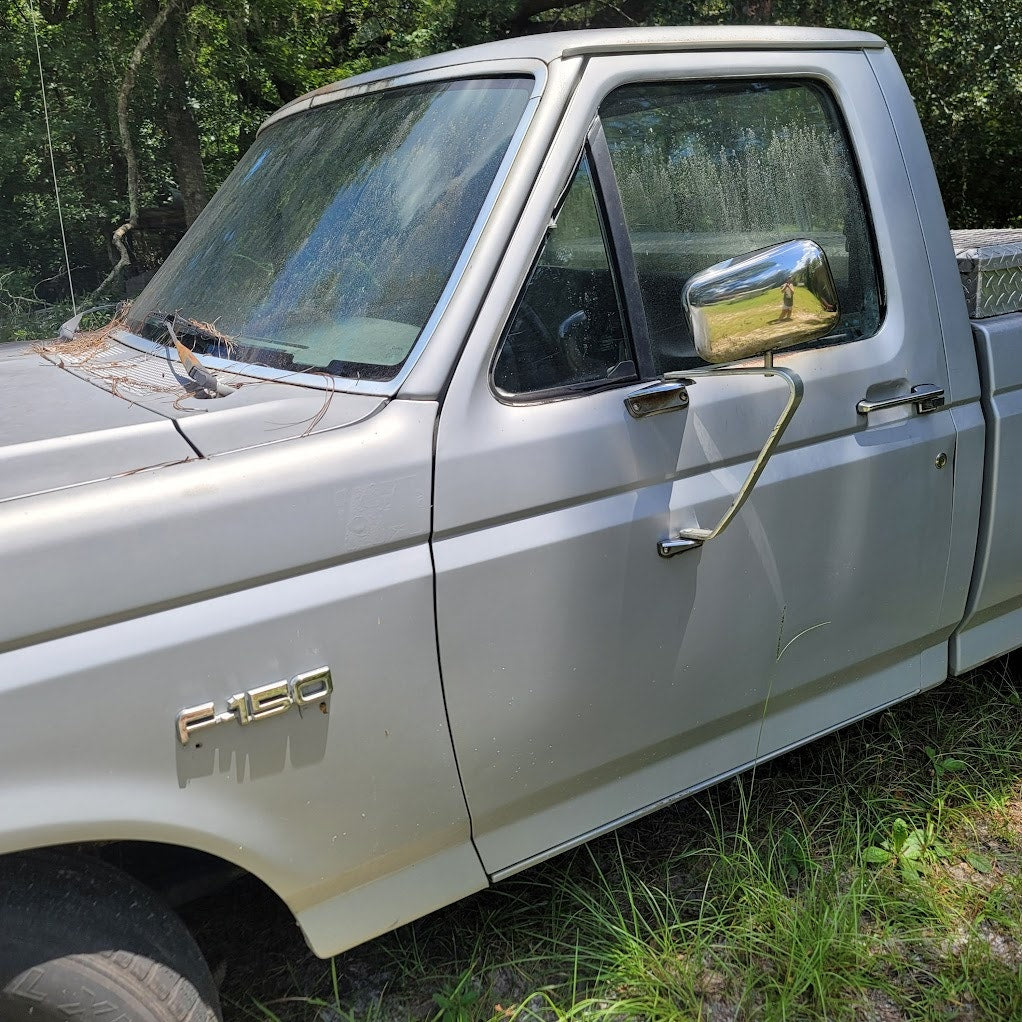 1991 Ford F150 Truck PickUp Gray ONE OWNER Manual Transmission Low Mileage Work