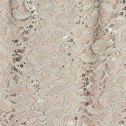Alex Evenings Gold Lace Sequin Tea Length Dress Size 16W formal wedding NEW