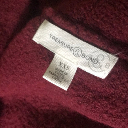 Treasure & Bond NEW Rib Knit Detail Cardigan Size XXSmall