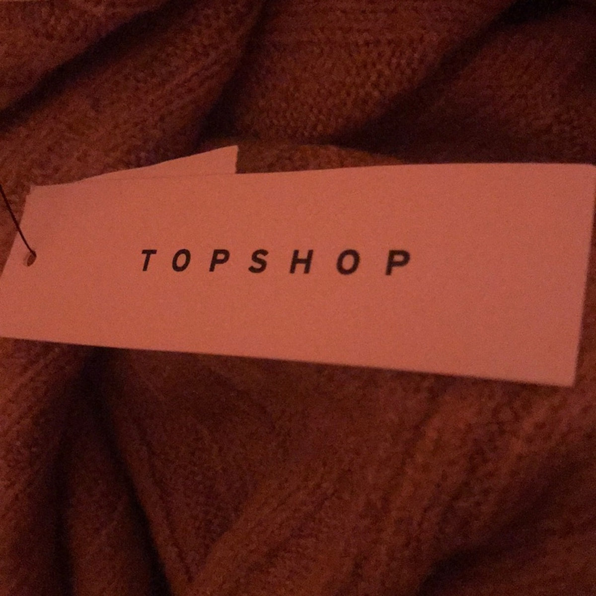 Topshop NEW Long Open Front Cardigan pockets Large