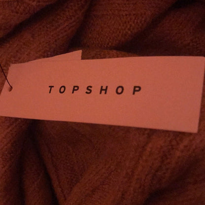 Topshop NEW Long Open Front Cardigan pockets Large
