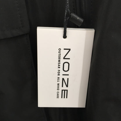 Noize Windbreaker Techno Bonded Hooded Rain Jacket Long Sleeve Black SZ X-Large
