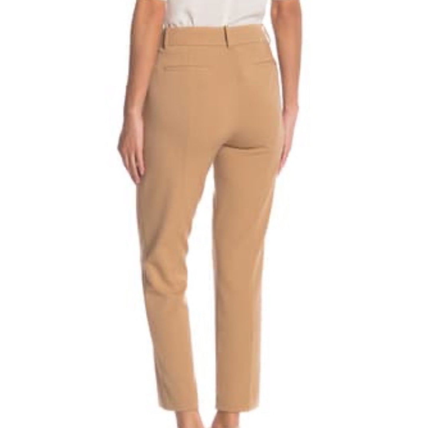 J. Crew Slim Ankle Crop Pants Size 8 Tan Slim Casual career
