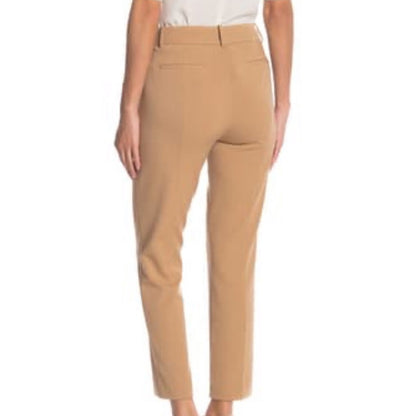 J. Crew Slim Ankle Crop Pants Size 8 Tan Slim Casual career