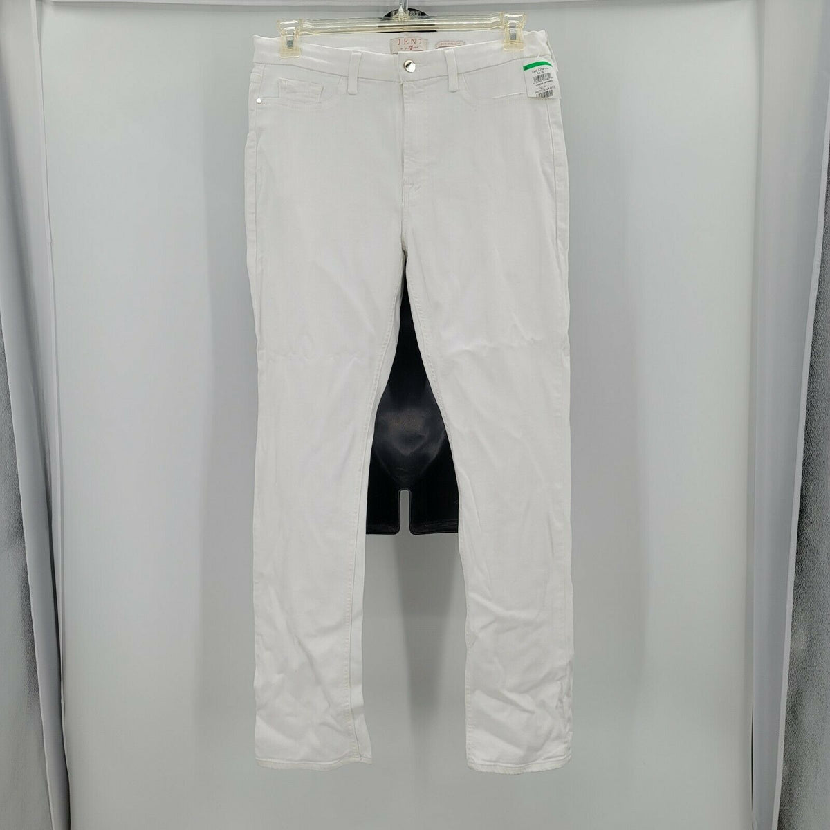 Jen 7 by 7 for All Mankind Slim Straight Jeans Mid Rise Button & Zip Fly SZ 12