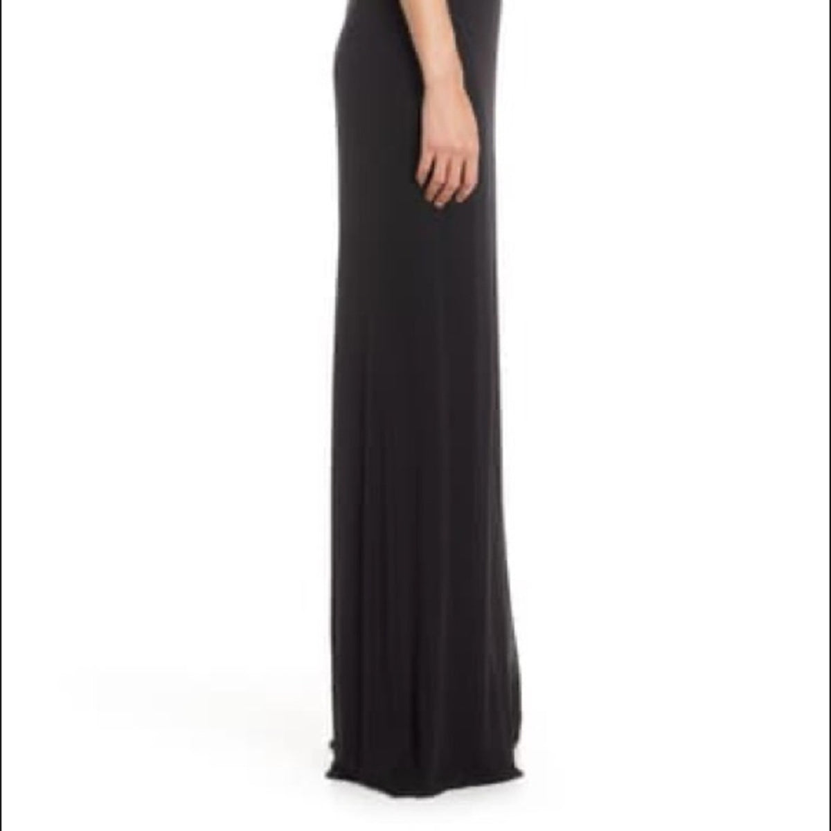 Eliza J Ruched Bodice Off Shoulder Mesh Jumpsuit Size 16