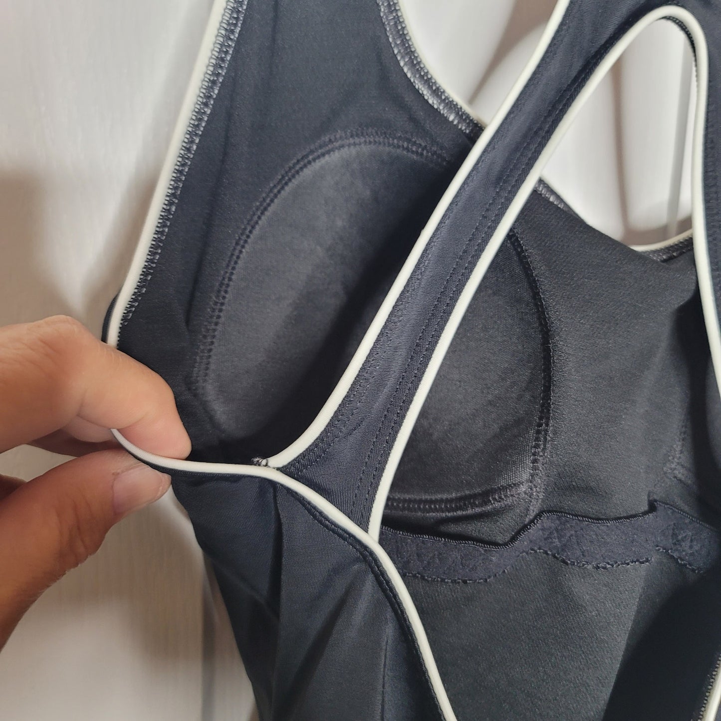 Speedo Black Racer Back One Piece Swimsuit Bathing Full coverage Size 10