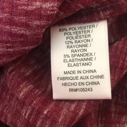 Bobeau NEW Beet Ribbed Marl Tank Top Size Large