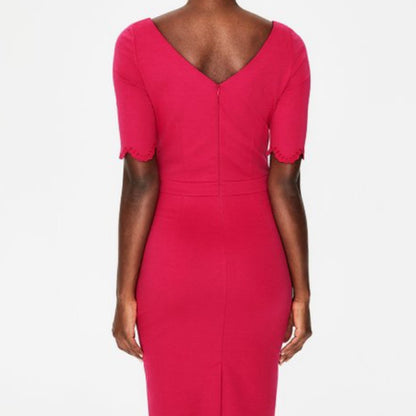 Boden NEW Pink Emma Ponte Body-con Dress Size 8P