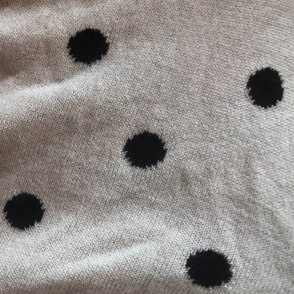 CeCe NWT Black White Polka Dot Open Front Long Cardigan Size XSmall