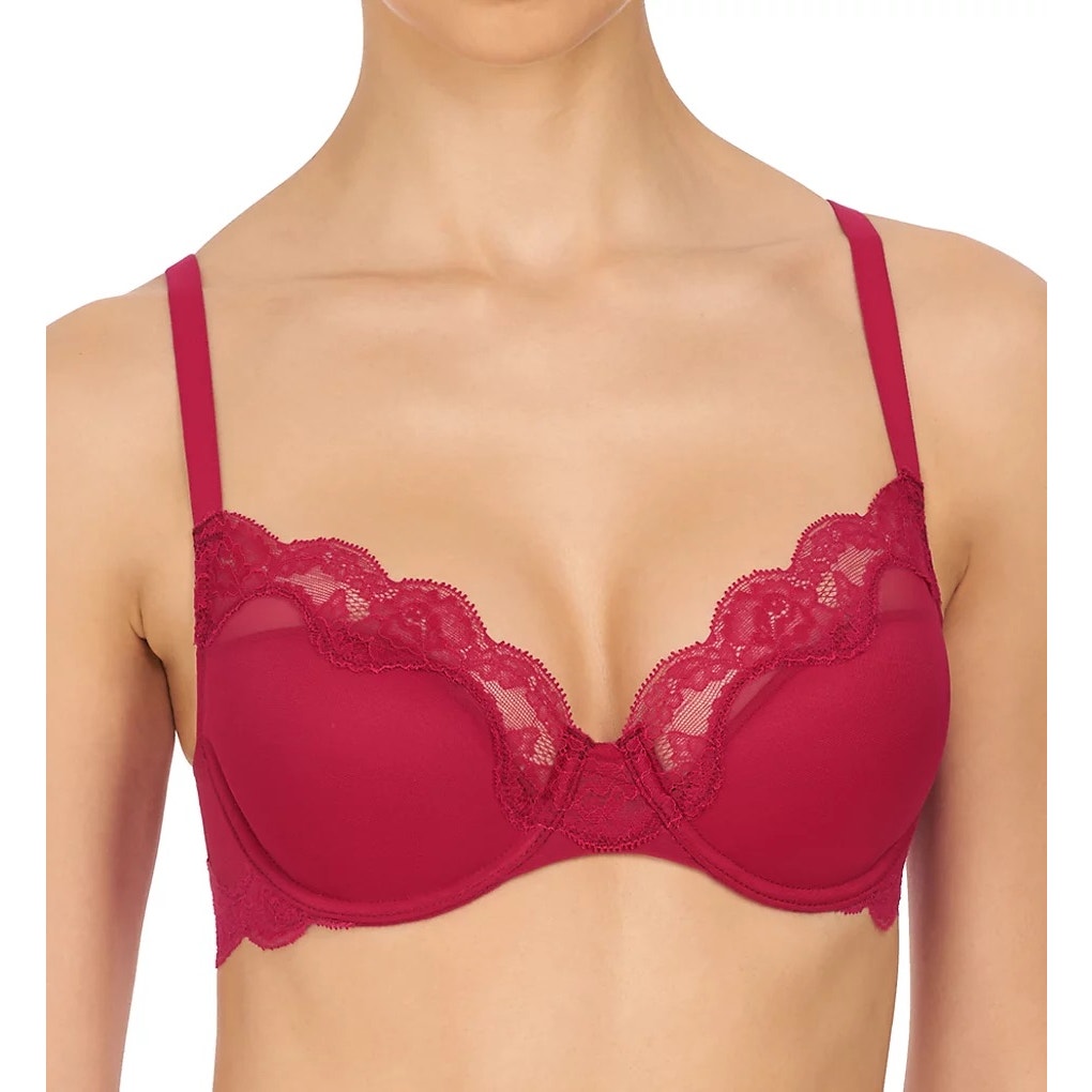 Natori NWT Vintage Rose Pink Elusive Full Fit Contour Underwire Bra 34D
