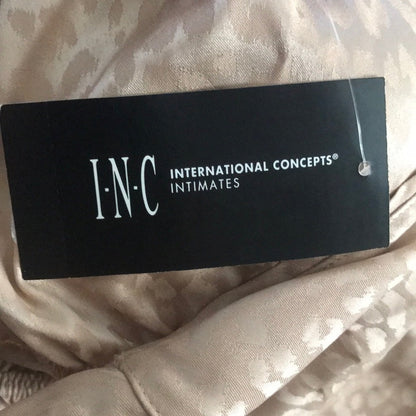 INC NEW Printed Contrast Trim Romper Size XX-Large