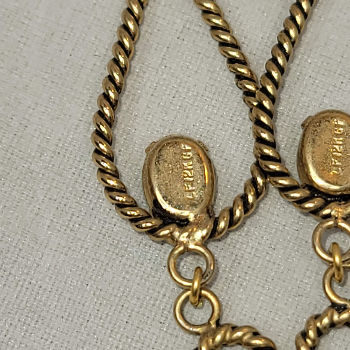 Vintage 1940s1950s Necklace 12Kt GF Gold Filled Opal Pendant