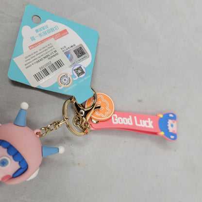 Key Chain fob fashion toy doll Rubber Good Luck whimsy girl bag backpack NEW