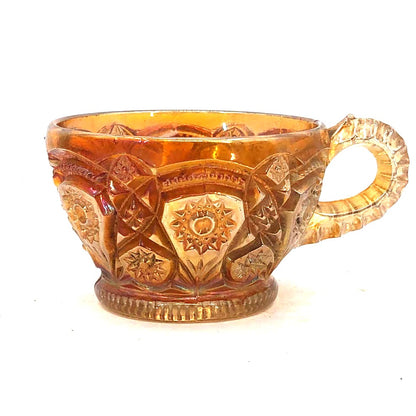 Imperial Carnival Glass mug Marigold Carnival Glass Punch Cup SINGLE