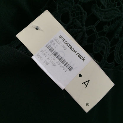 Row A Women Monique Lace Back Jumpsuit Spaghettis strap Size X-Large New