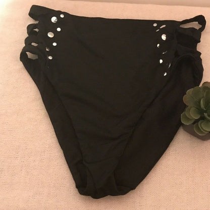 Bar III Swimsuit Bikini Bottom High Waist Swimsuit Size XSmall