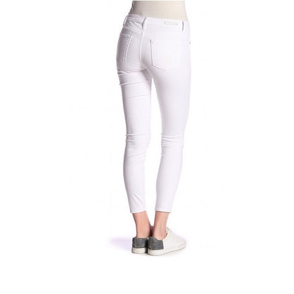 NWT Articles of Society Skinny Leg Cut Jeans Mid Rise Solid White Size 28 Waist