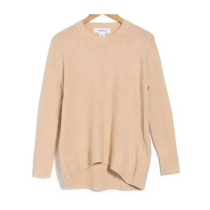 Workshop High Low Tunic Pullover Sweater XS/Extra Small in Alpine Birch NWT