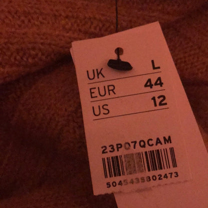 Topshop NEW Long Open Front Cardigan pockets Large