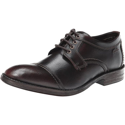 Clarks Dress Delsin View  Leather Oxford Shoe Leather Upper Size 7.5M