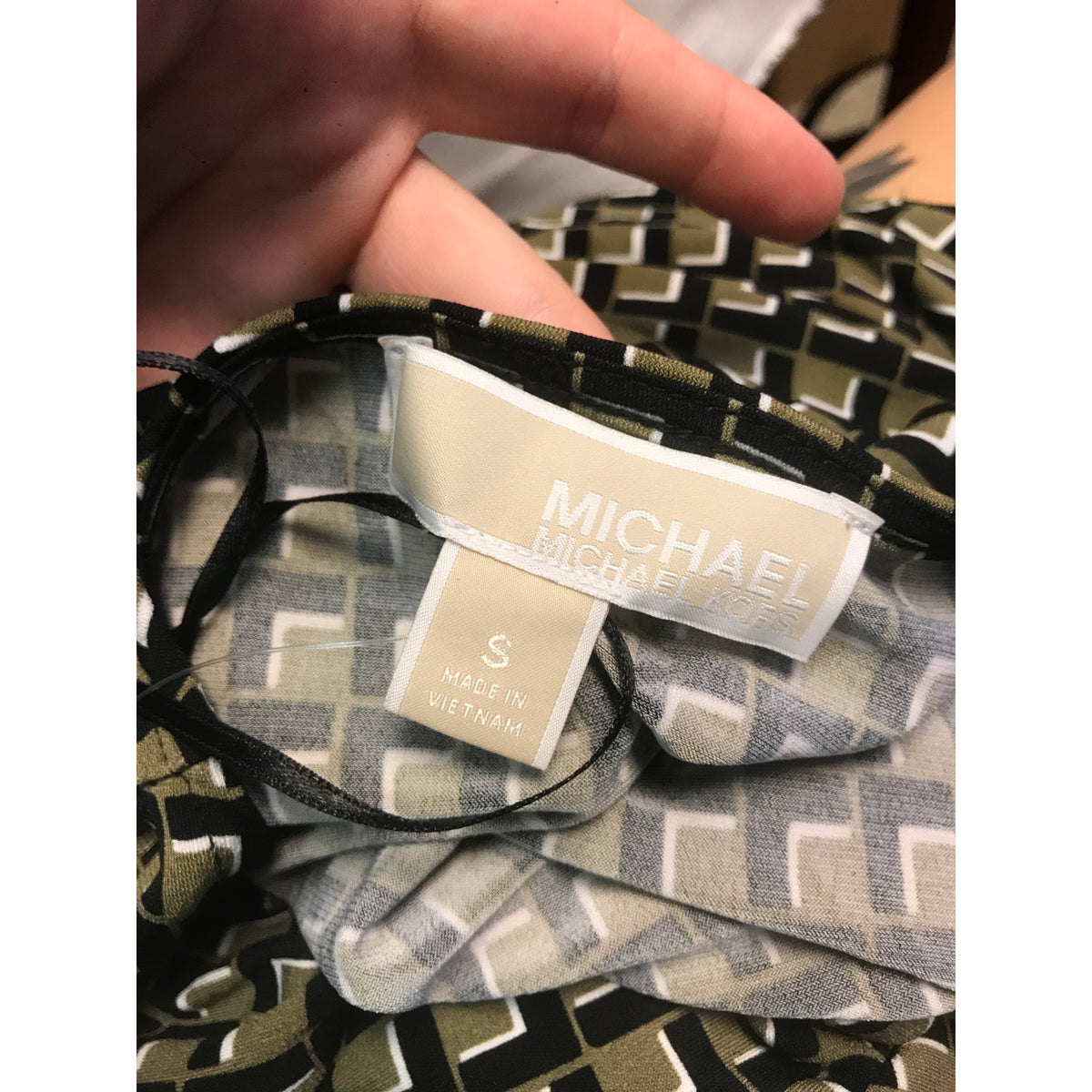 Michael Kors Surplice Double Ring Buckle Tank Top Size Small