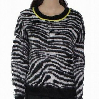 NWT Love by Design Zebra Print Pullover Sweater Size X-Large