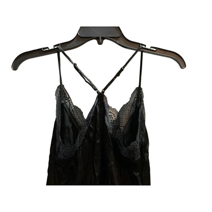 Socialite Camisole Top Extra Small XS Black NEW Lace Trim Cross Back X-Back