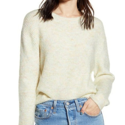 BP Marl Pullover Sweater Crew Neck Long Sleeve NEW SMALL confetti multicolor