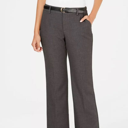 Charter Club NEW Gray Belted Heather Pants Size 12