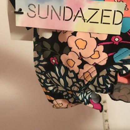 SUNDAZED NEW Ellie Ruffled Hipster Bikini Bottom Size Small