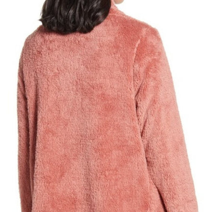 NWT Bobeau Faux Fur Draped Front Cardigan Sweater Size XXL