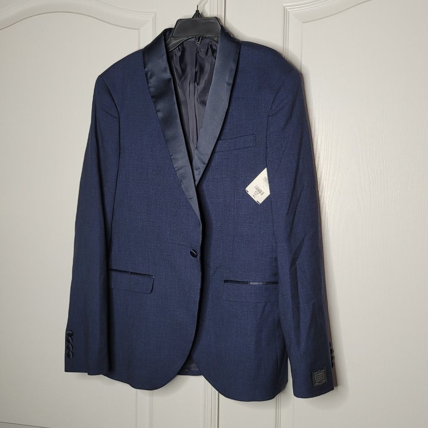 14th Union Blazer One  Button Shiny Lapel Tuxedo Jacket Coat Blazer Size 40L NEW