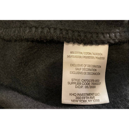 Calvin Klein Jeans Girls Fleece Jogger Sweatpants Large 12/14 Black NWT Sequins