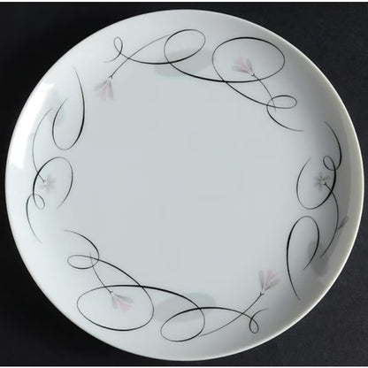 Sango Patrician Floral Abstract Salad Plate Replacement Piece LOT OF 7 pink gray
