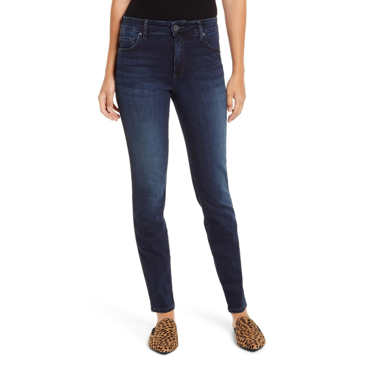 Kut from the Kloth Women's Diana Fab Ab High Rise Skinny Jeans Blue Size 2