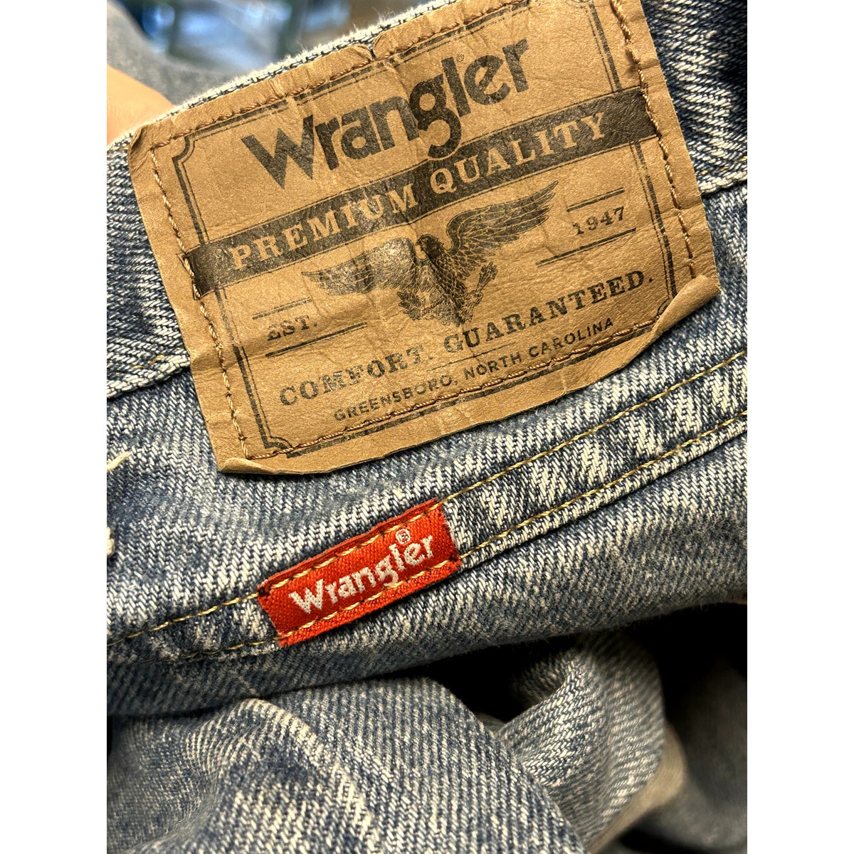 Wrangler Regular Fit Jean Size 36" x 32" well worn