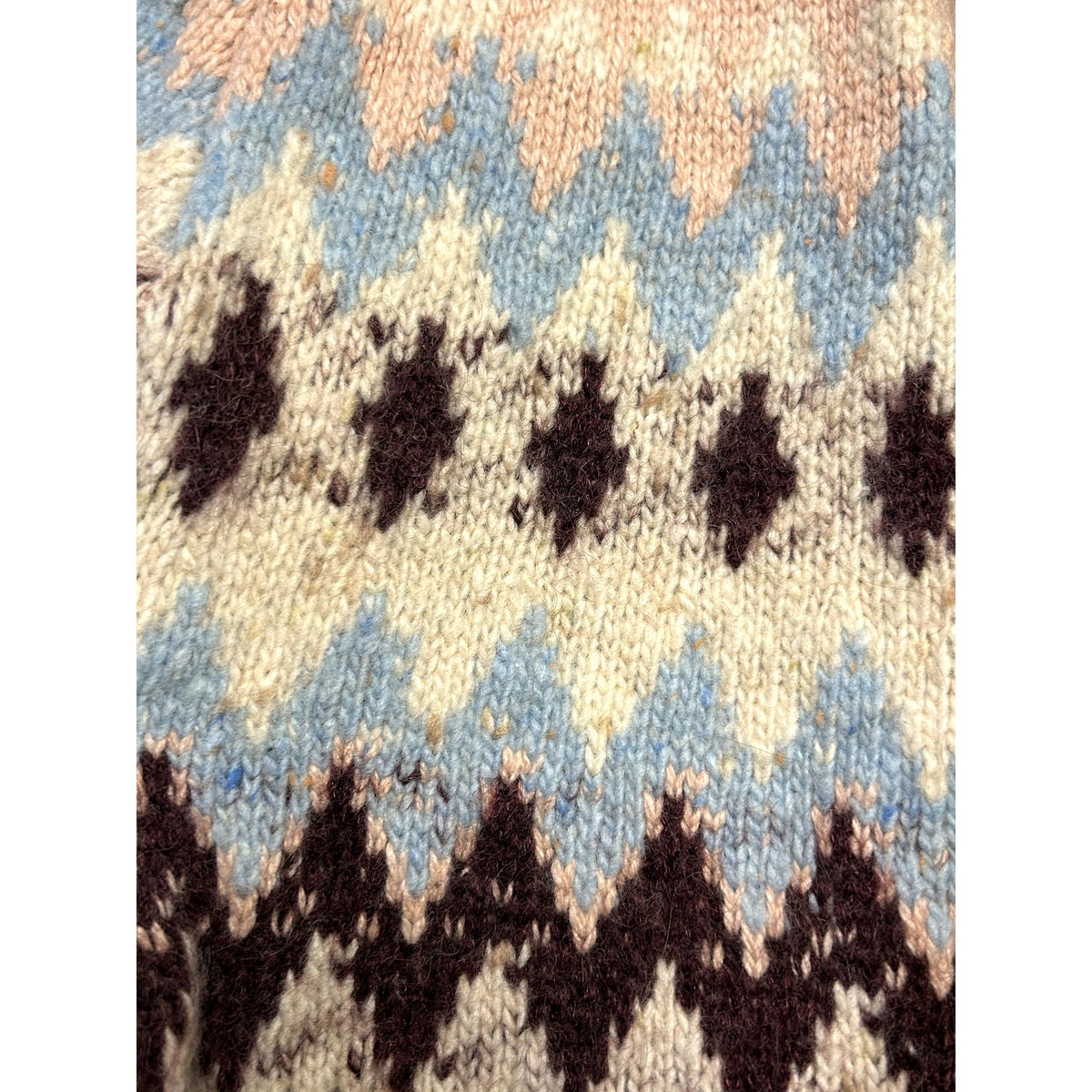 La Vie Rebecca Taylor NWT Fair Isle Turtleneck Sweater Oatmeal Combo XS