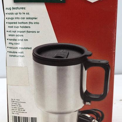 Heated Stainless Steel Mug Car Coffee Cup with Charger